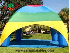 Children Rides Multicolor Inflatable Tent Protable Inflatable Car Shelter Sun Shelter Four Legs Spider Tent Event Tent
