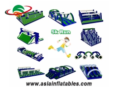 Funny Factory Direct Insane Inflatable Obstacle 5k Adult Extreme Sport Inflatable 5k Run For Sale