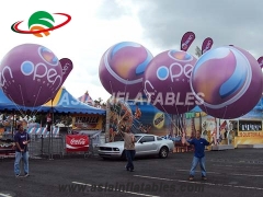 Werbung für aufblasbare Heliumballons