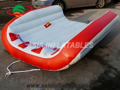 2 Personen Wassersport schwimmende Plattform aufblasbares Flyingtube schleppbar auf den Verkauf
