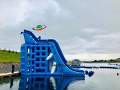 Top-selling The Biggest Tuv Aquatic Sport Platform water park floating toy for child and adult customized inflatable water slide