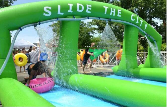 Outdoor Giant Water 1000 ft Slip N Slide Inflatable Slide