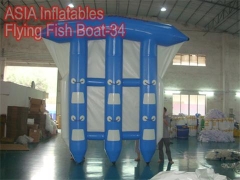 6 Fahrer aufblasbare fliegende Fischboot