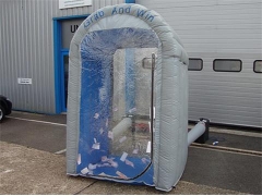 Silvery Inflatable Cash Booth