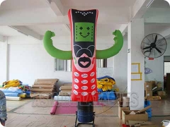 Lufttänzer Telefon Mann