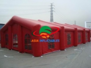 Customize Red Color Giant Inflatable Marquee Tent For Wedding Salon