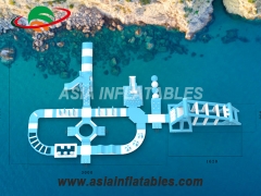 Robuster aufblasbarer Aqua Fun Park