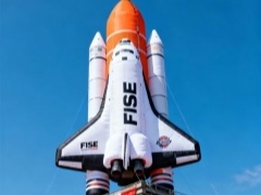 Aufblasbare Rakete