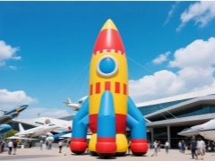 Aufblasbare Rakete