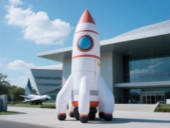 Aufblasbare Rakete